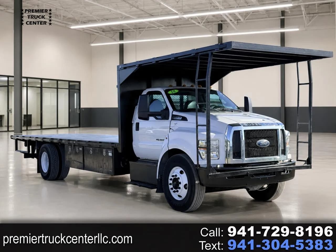 2018 Ford F-650 26' + 12' Steel - Flatbed