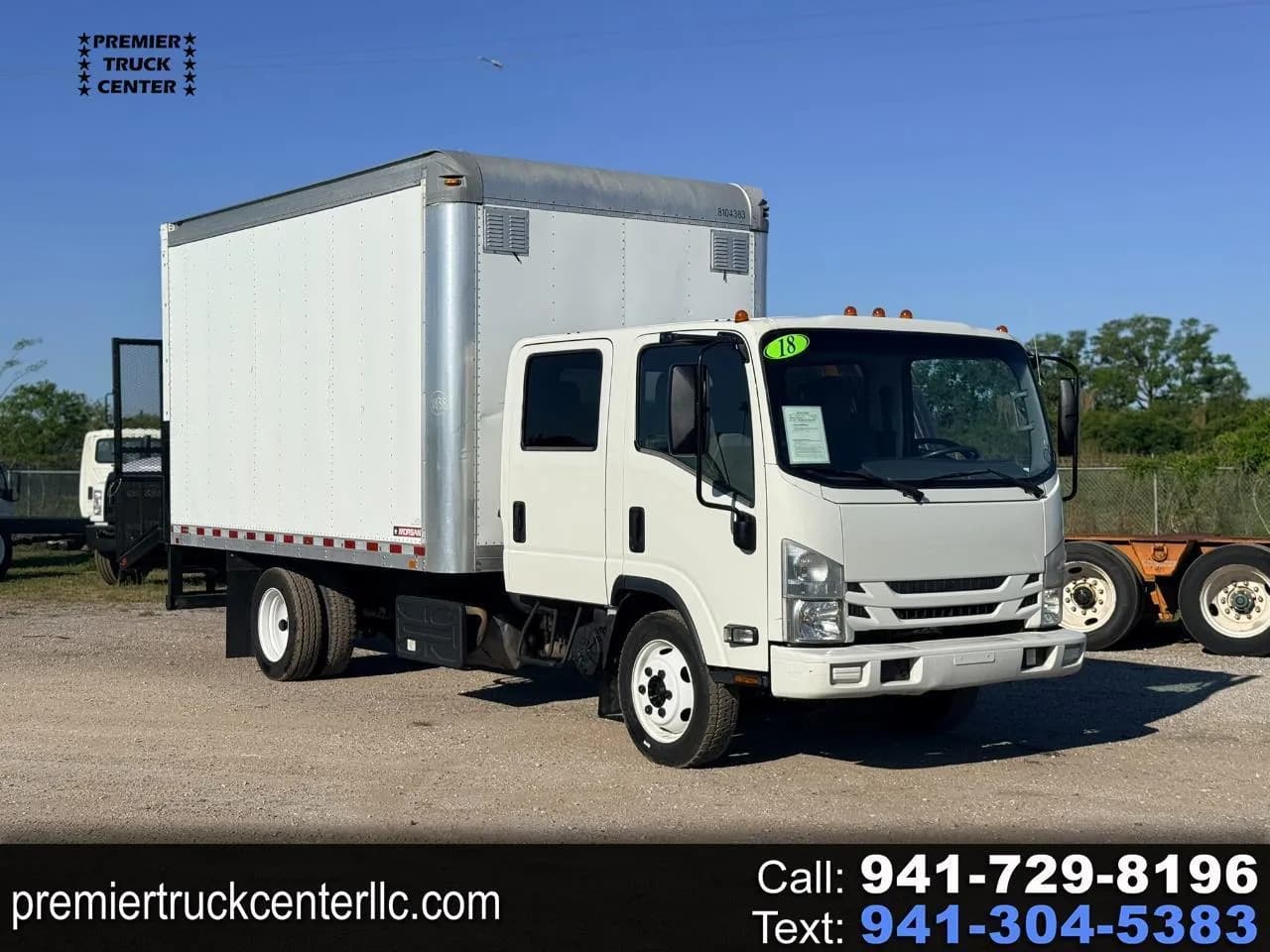 2018 Isuzu NQR 14' Enclosed Dovetail - Landscape