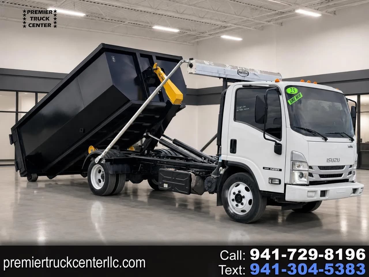 2023 Isuzu NRR **NEW** Palfinger T12L Hooklift (fits 12'-14' can) - Service