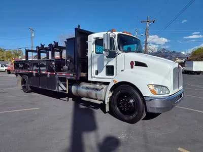 2018 Kenworth T370 Cable Reel Loader Truck Paccar PX-9 8.9 L Allison Auto Trans Low Miles 45k