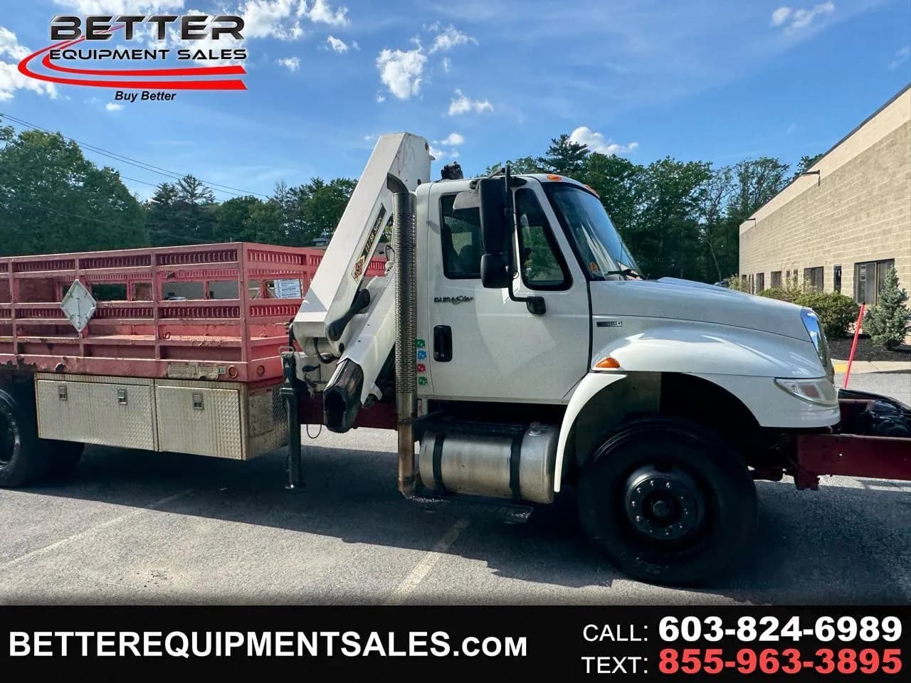 2011 International 4300 IMT 13/88 knuckle boom articulating cranes - Crane