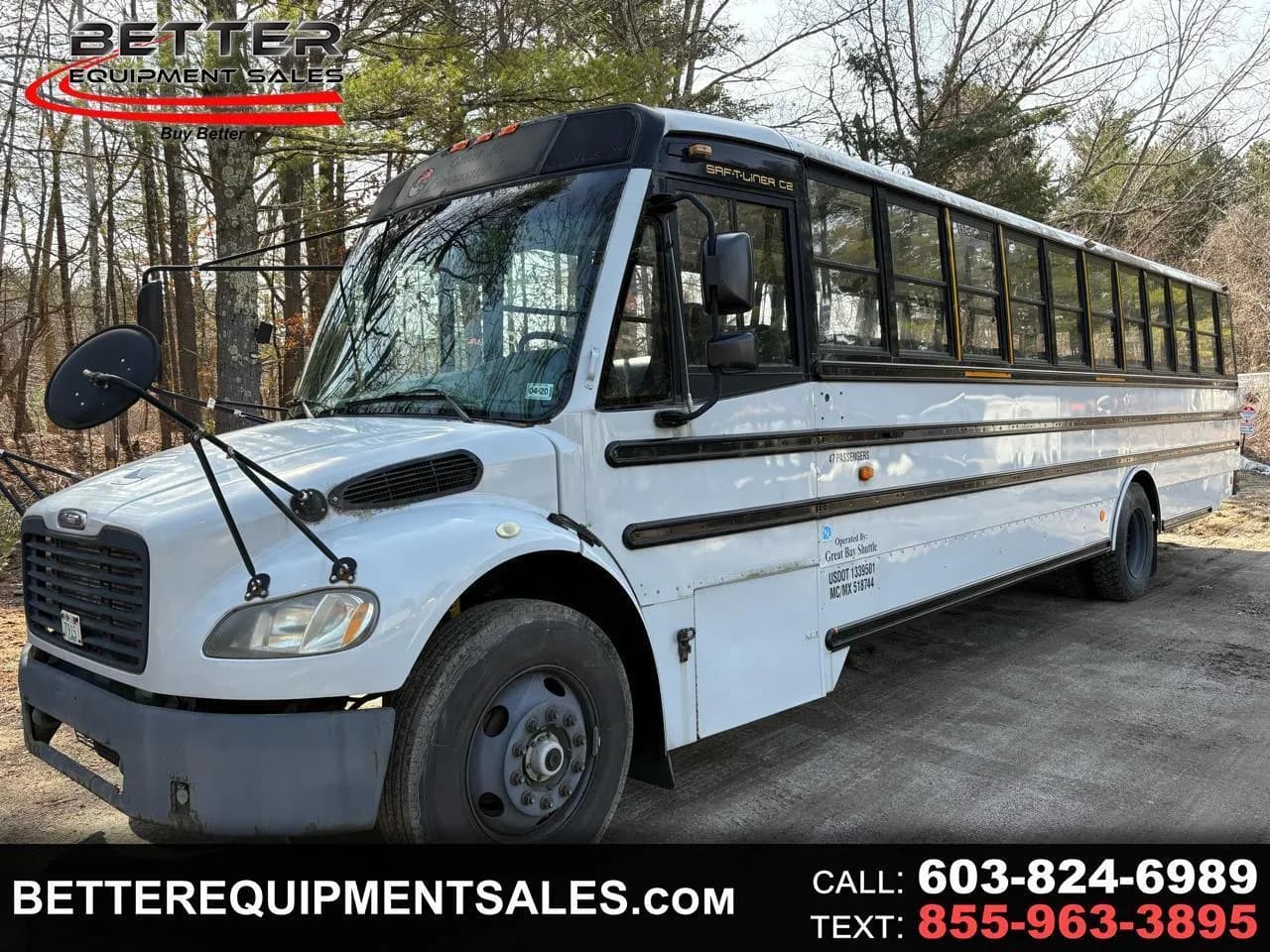 2009 Freightliner B2 Bus Chassis 47 PASSENGER BUS - Passenger Bus / Shuttle Bus / SUV
