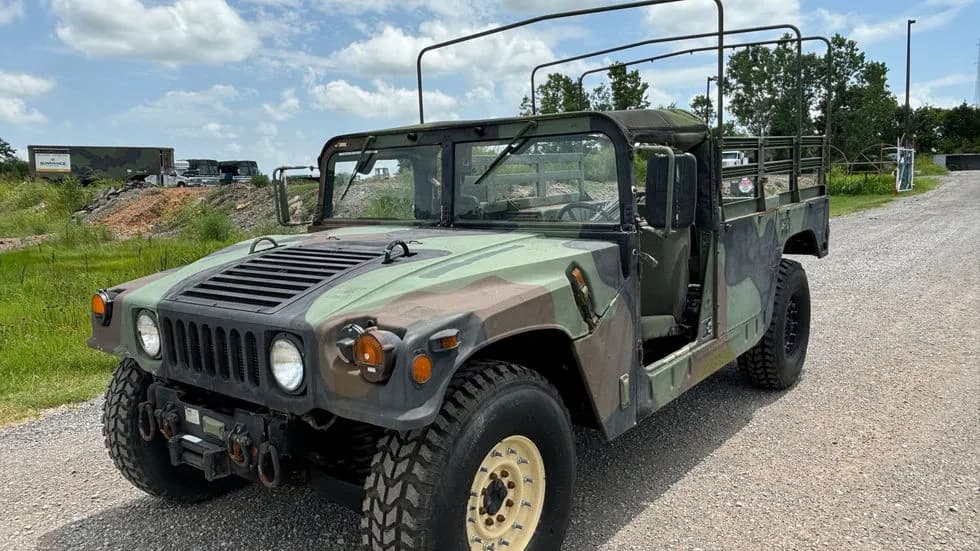 2001 Am General M1123 Winch Truck Humvee - Dump