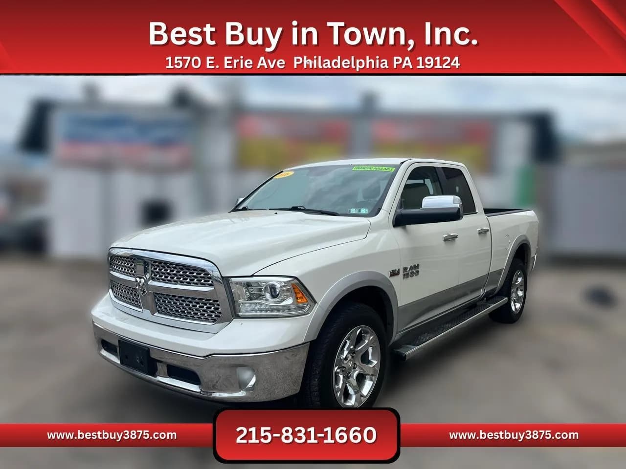 2016 Ram 1500 Laramie Pickup 4D 6 1/3 ft - Pickup
