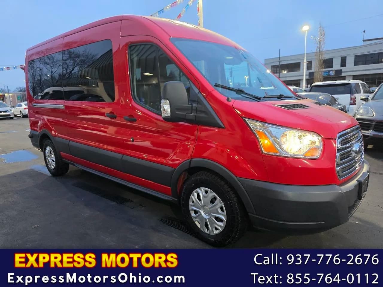 2017 Ford Transit Wagon T-350 148" Med Roof XLT Sliding RH Dr