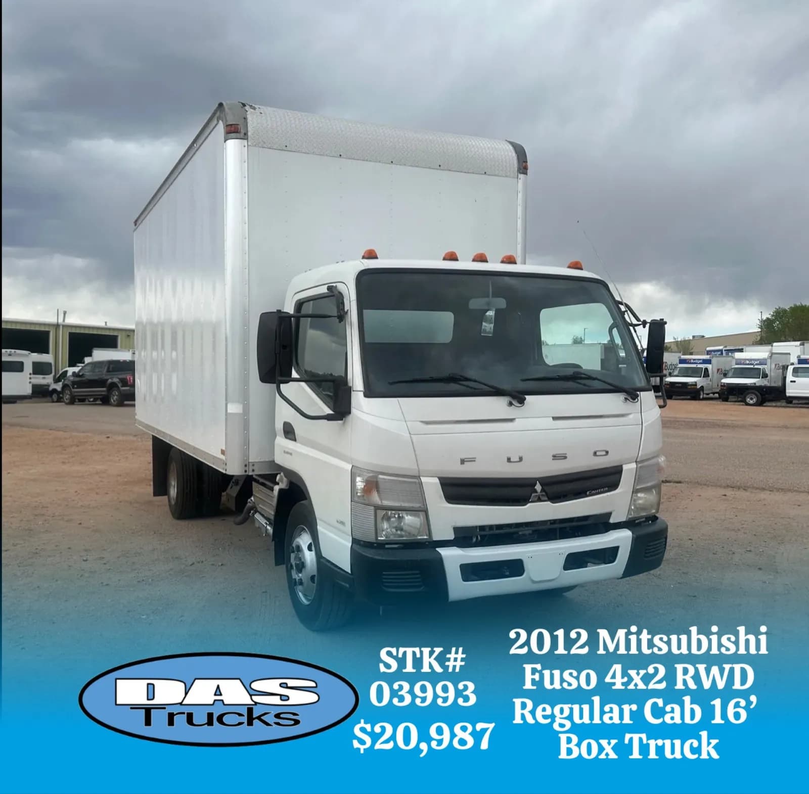 2012 Mitsubishi Fuso 16' - Box