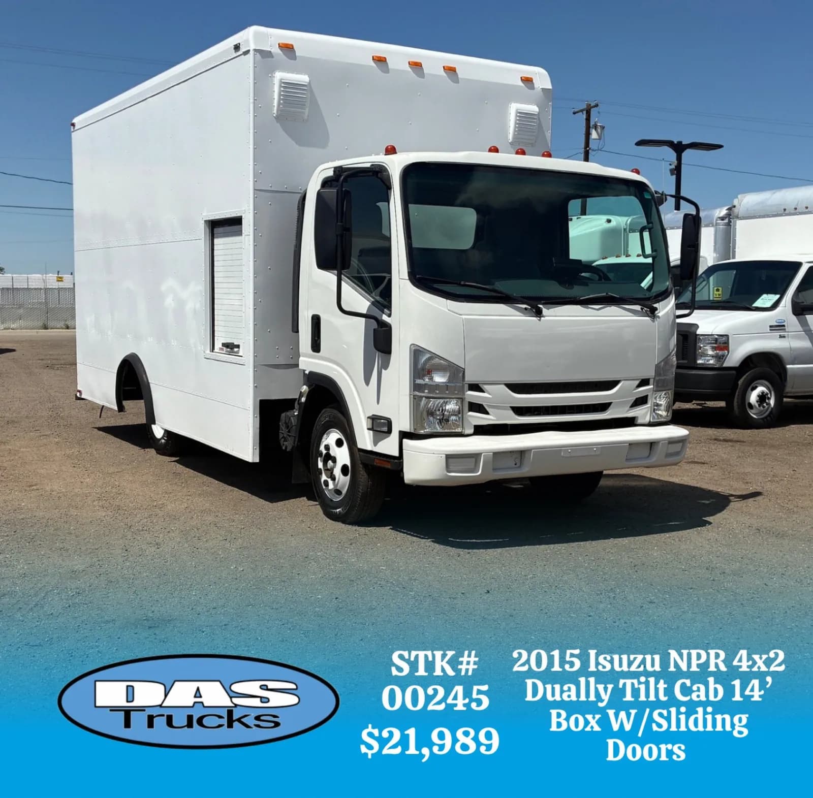 2015 Isuzu NPR 14' - Box