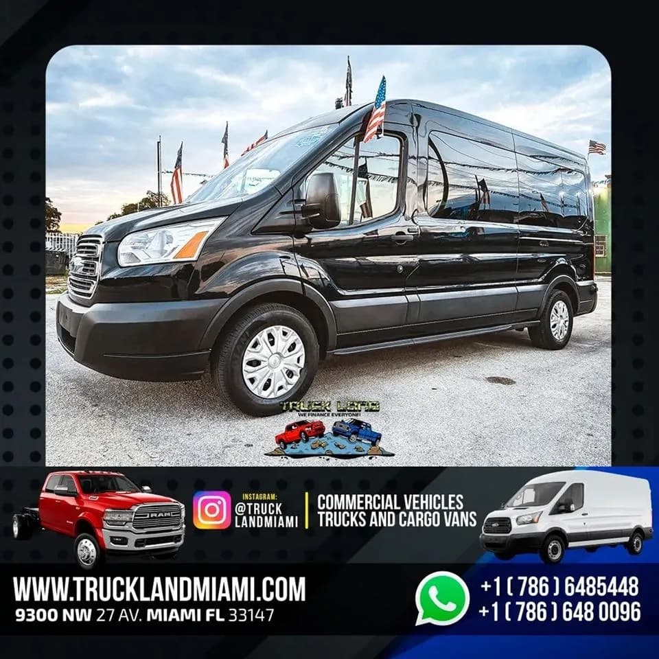 2019 Ford Transit XLT w/Medium Roof w/Sliding Side Door Van 3D - Vans