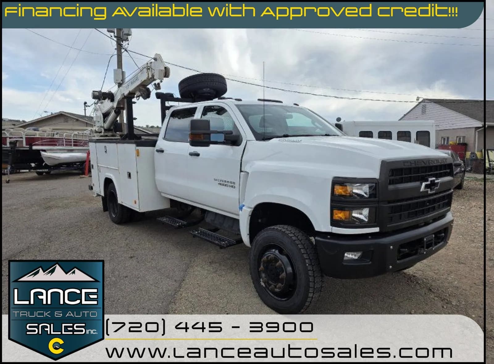 2022 Chevrolet Silverado 4500HD Cha - Crane