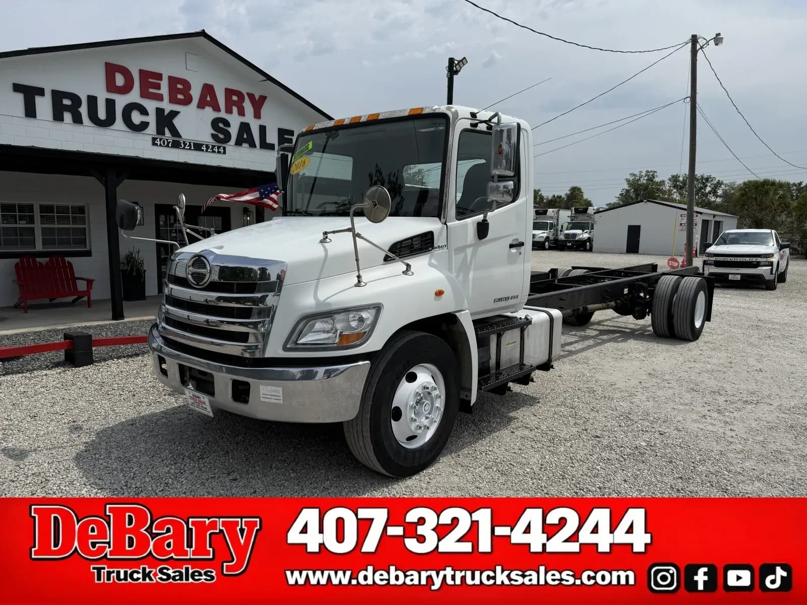 2016 Hino 338 - Chassis