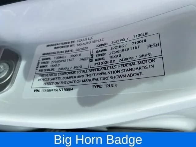 2020 Ram 1500 - Pickup
