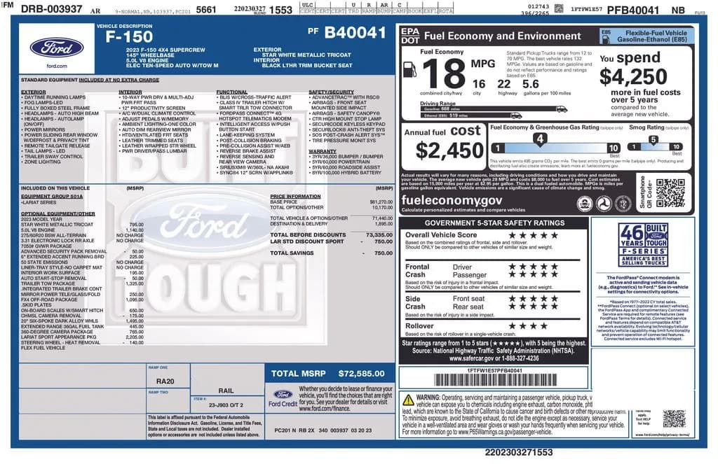 2023 Ford F-150 - Pickup