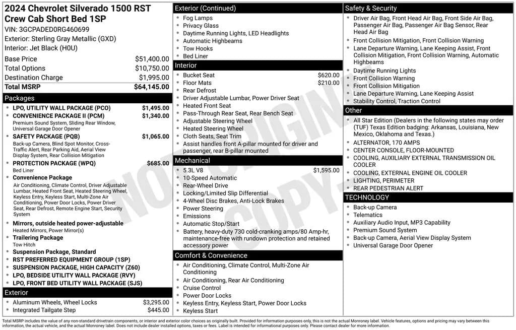 2024 Chevrolet Silverado 1500 - Pickup