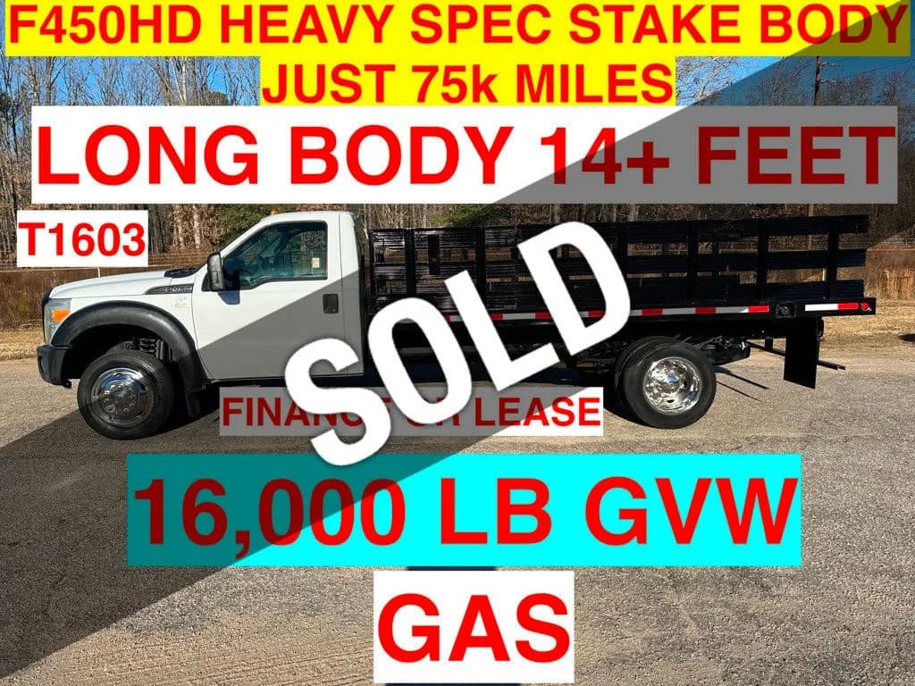 2011 Ford F450HD 14+FT - Stake