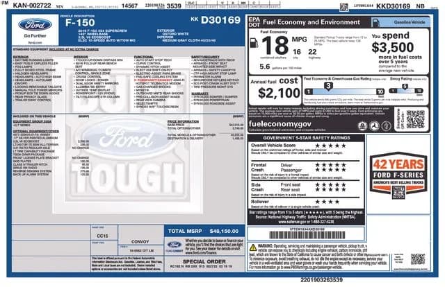 2019 Ford F-150 - Pickup