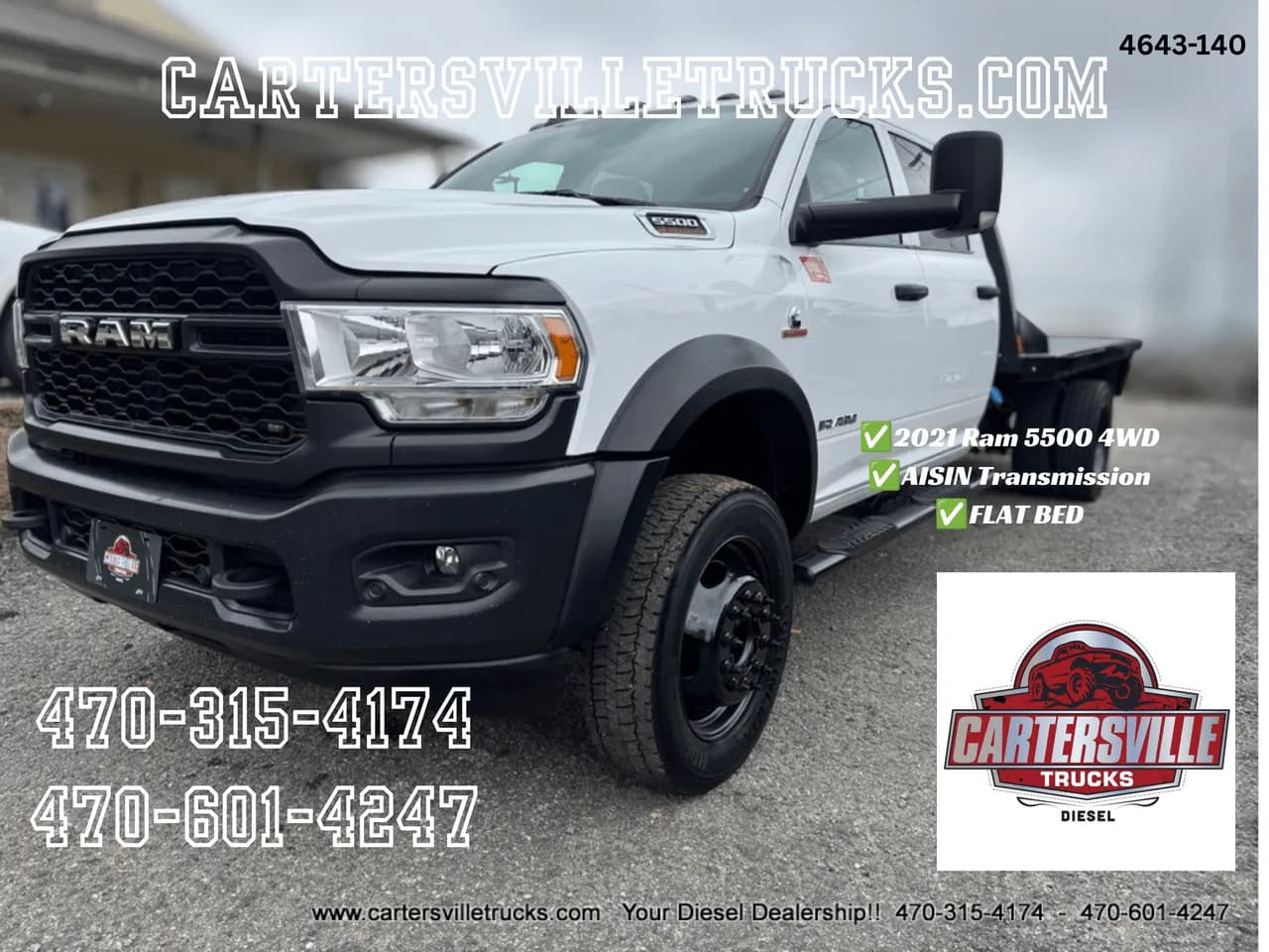 2021 Ram 5500 - Flatbed