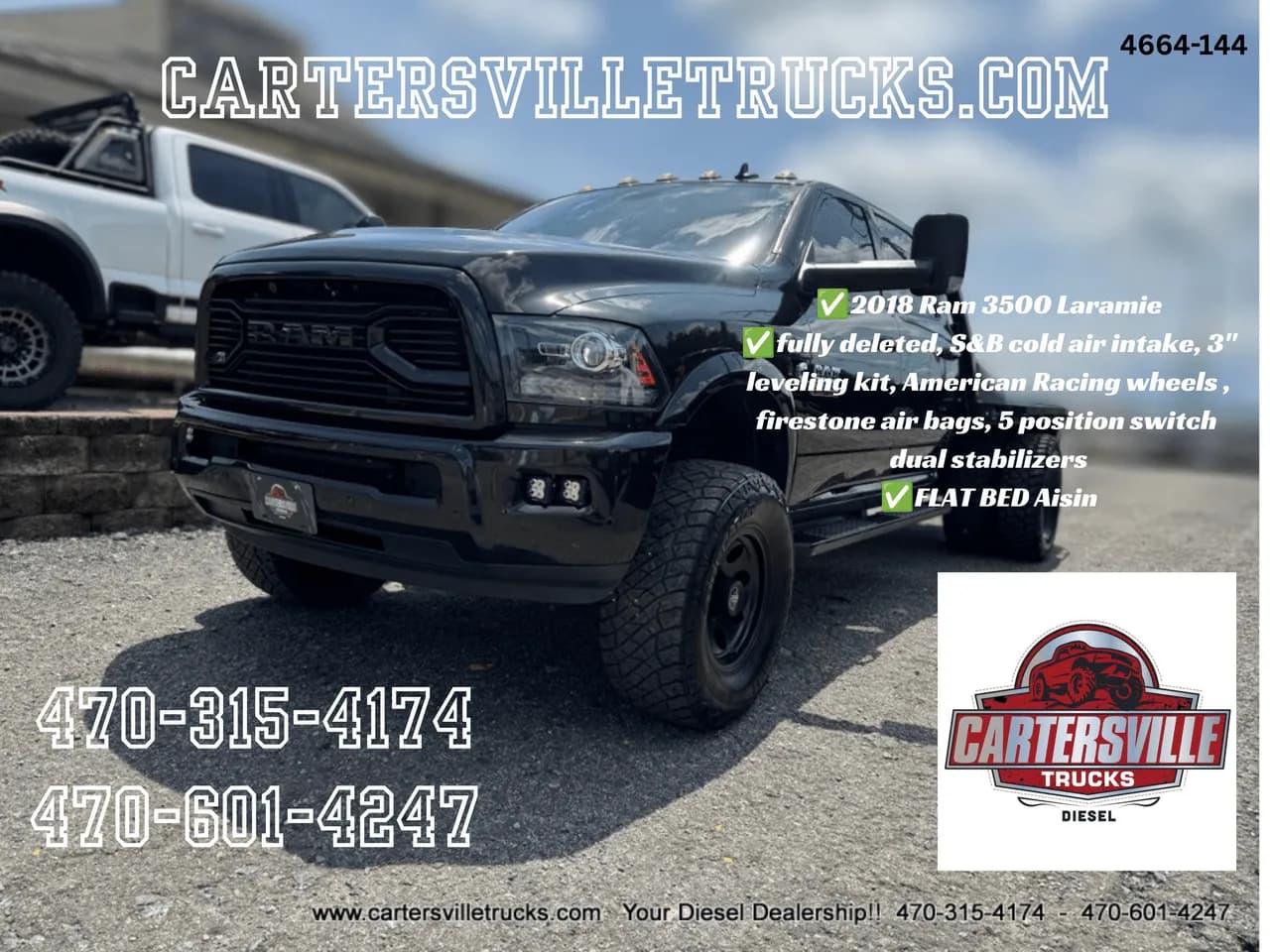 2018 Ram 3500 - Flatbed