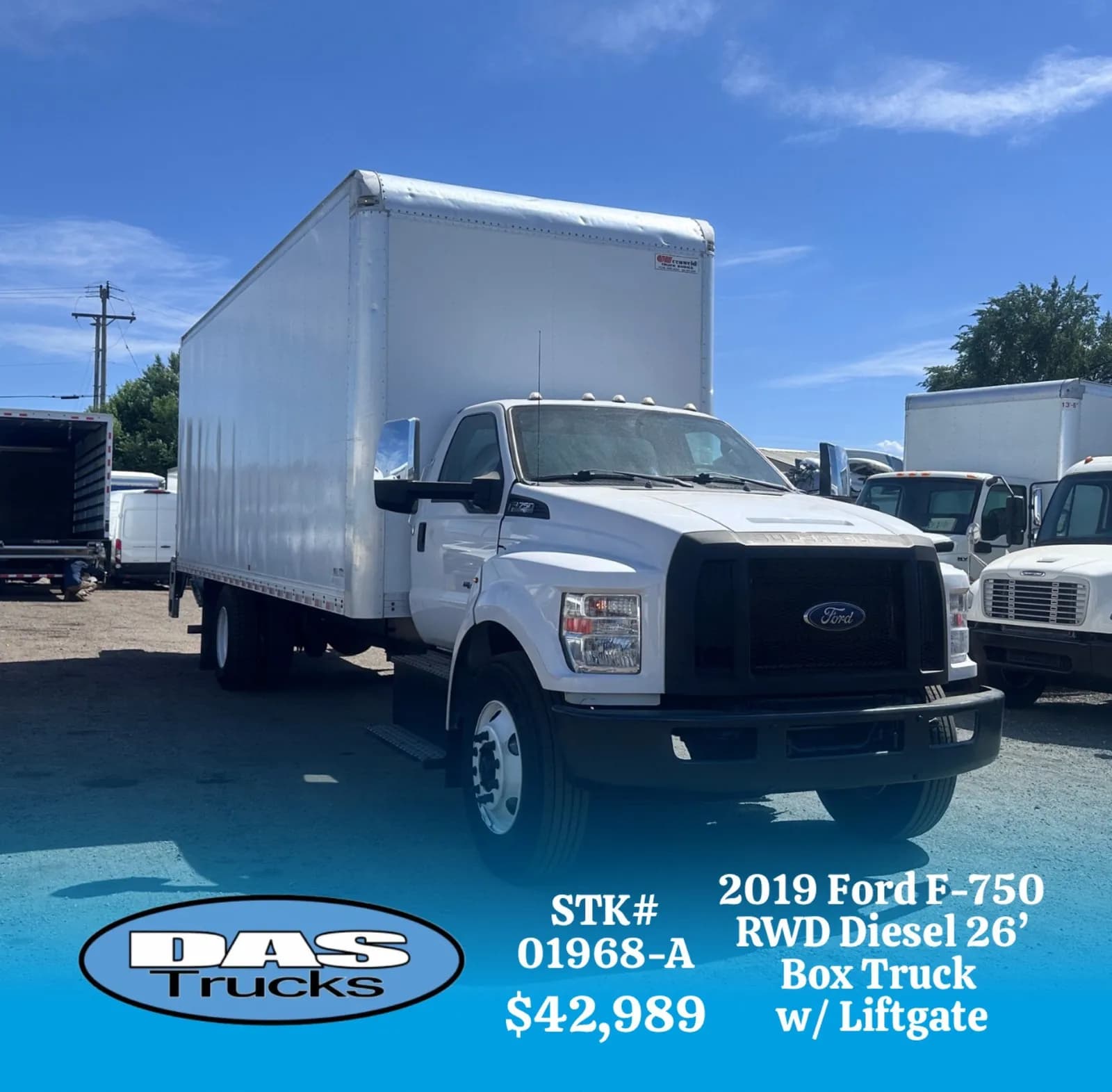2019 Ford F-750 26' - Box