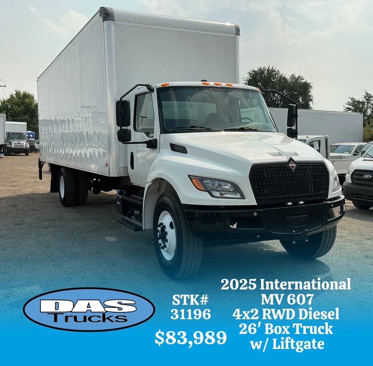 2025 International MV 607 26' - Flatbed