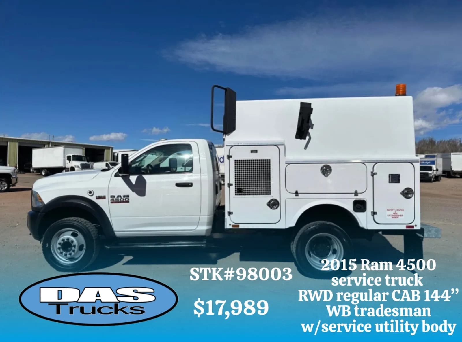 2015 Ram 4500 Service Truck - Service