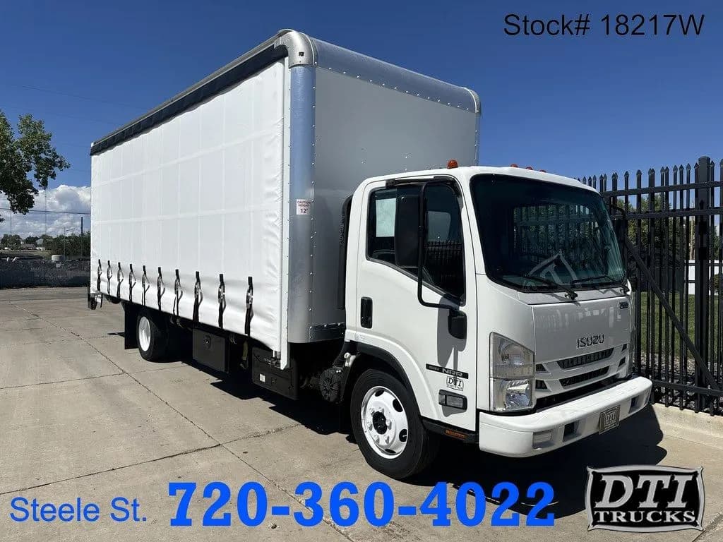2020 Isuzu NRR 22' Curtain Side - Box