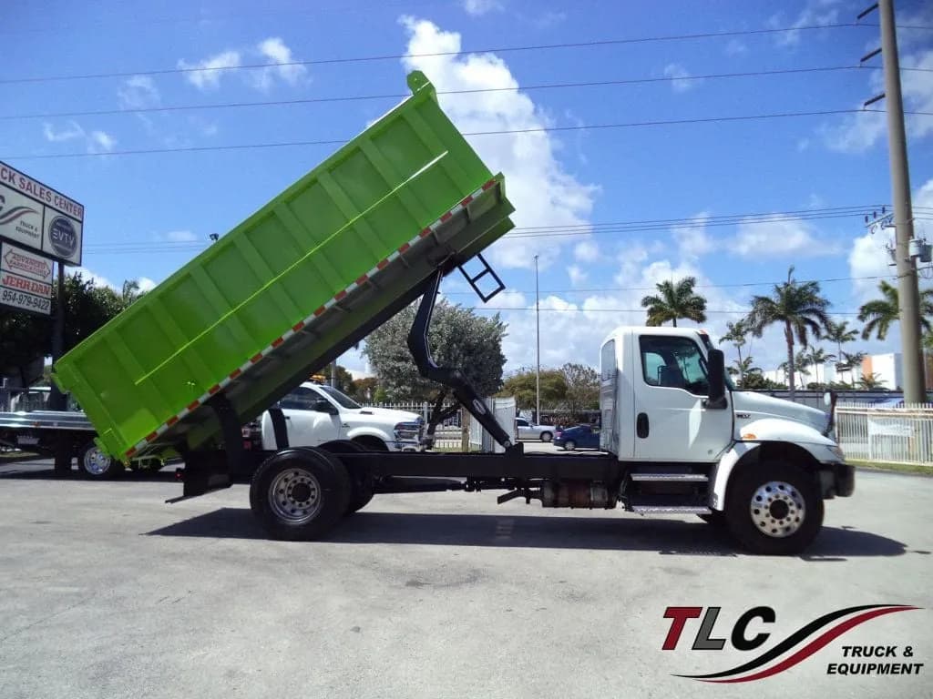 2020 International MV607 w/ New 18ft Steel Trash - Dump