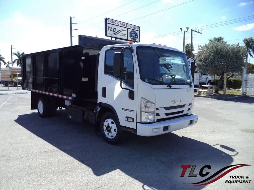 2021 Isuzu NPR HD w/ New 15ft Landscape Body Steel - Dump