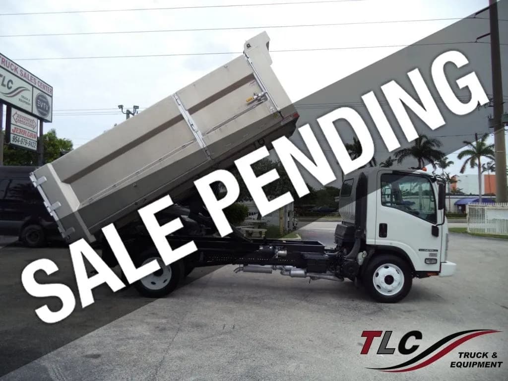 2019 Isuzu NPR HD Gas w/ New 14ft Voth US Landscape Body Aluminum - Dump