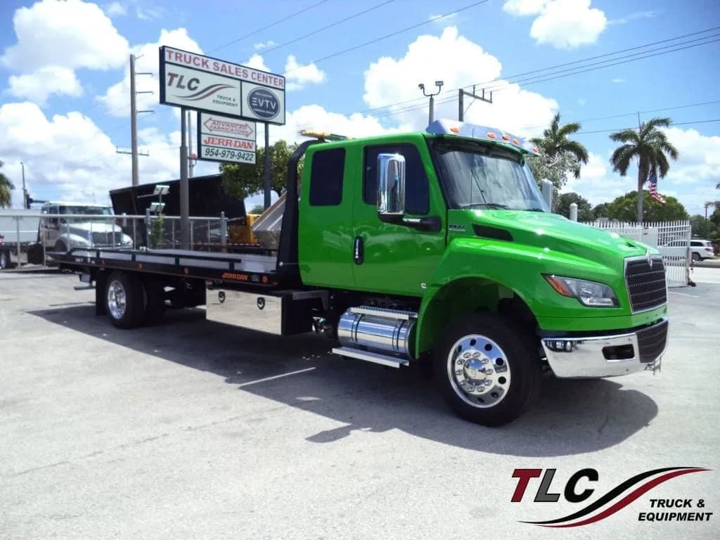 2026 International MV607 Extended Cab w/ 22′ JerrDan Car Carrier 6 Ton Low Pro Wide - Tow