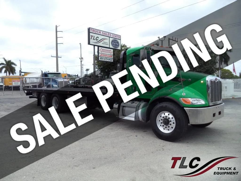 2016 Peterbilt 348 w/ Century 28ft Industrial Carrier 15 Ton Tamdem Axle - Tow
