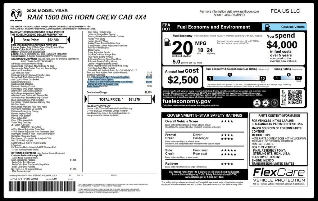 2026 Ram 1500 - Pickup