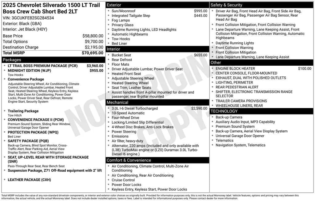 2025 Chevrolet Silverado 1500 - Pickup