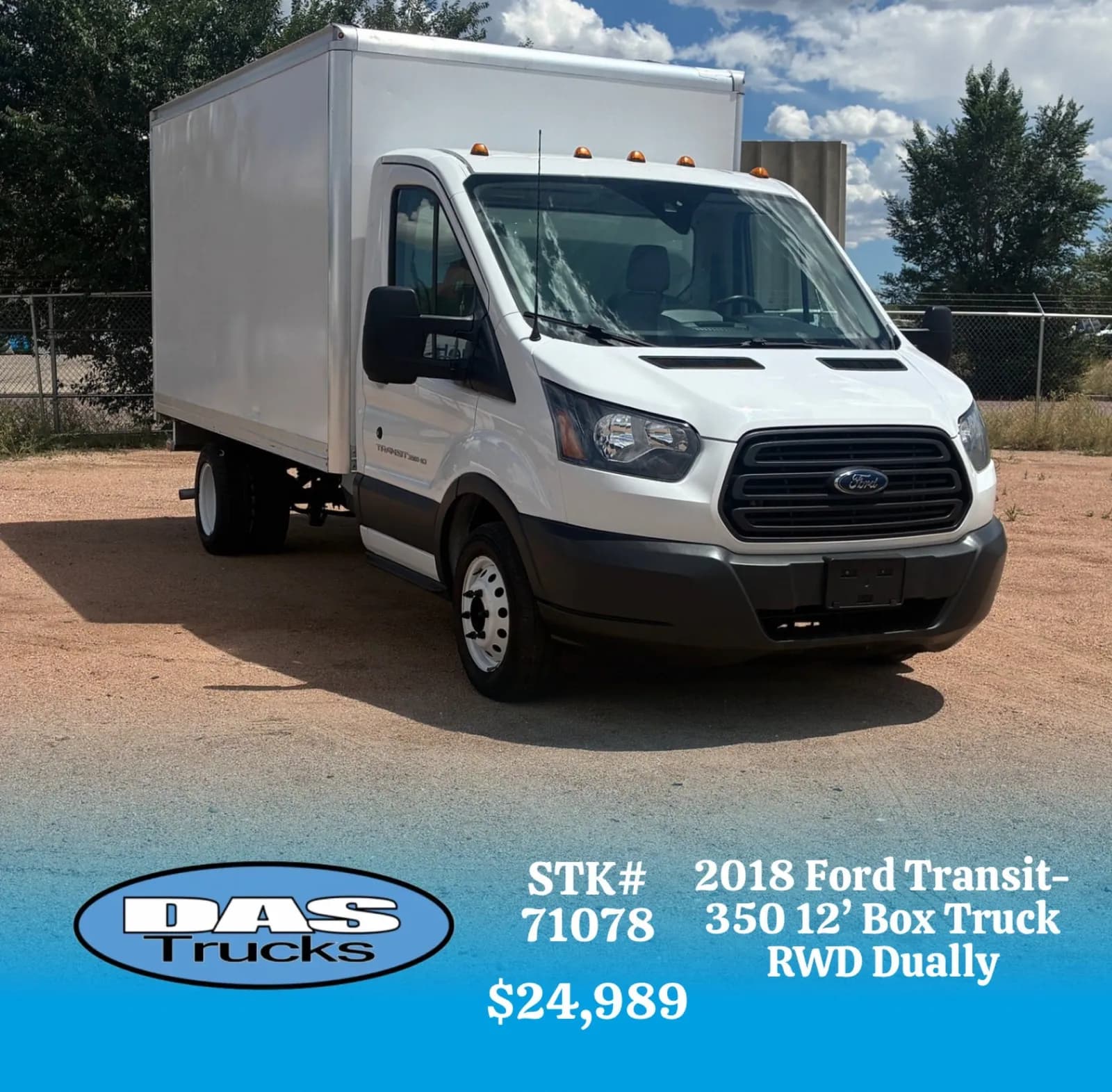 2018 Ford Transit-350 12' - Box