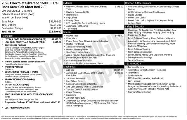 2026 Chevrolet Silverado 1500 - Pickup