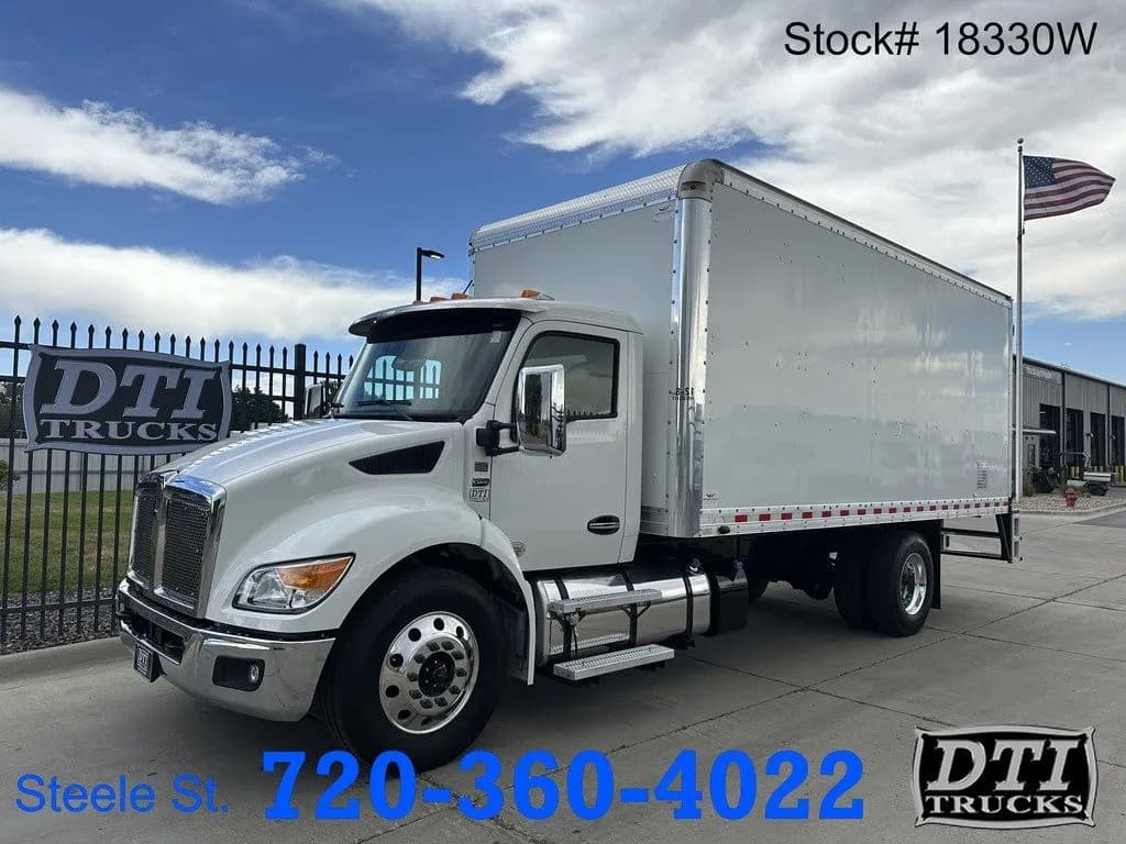 2025 Kenworth T280 20' Body Barn Doors Air Ride Low Miles - Box