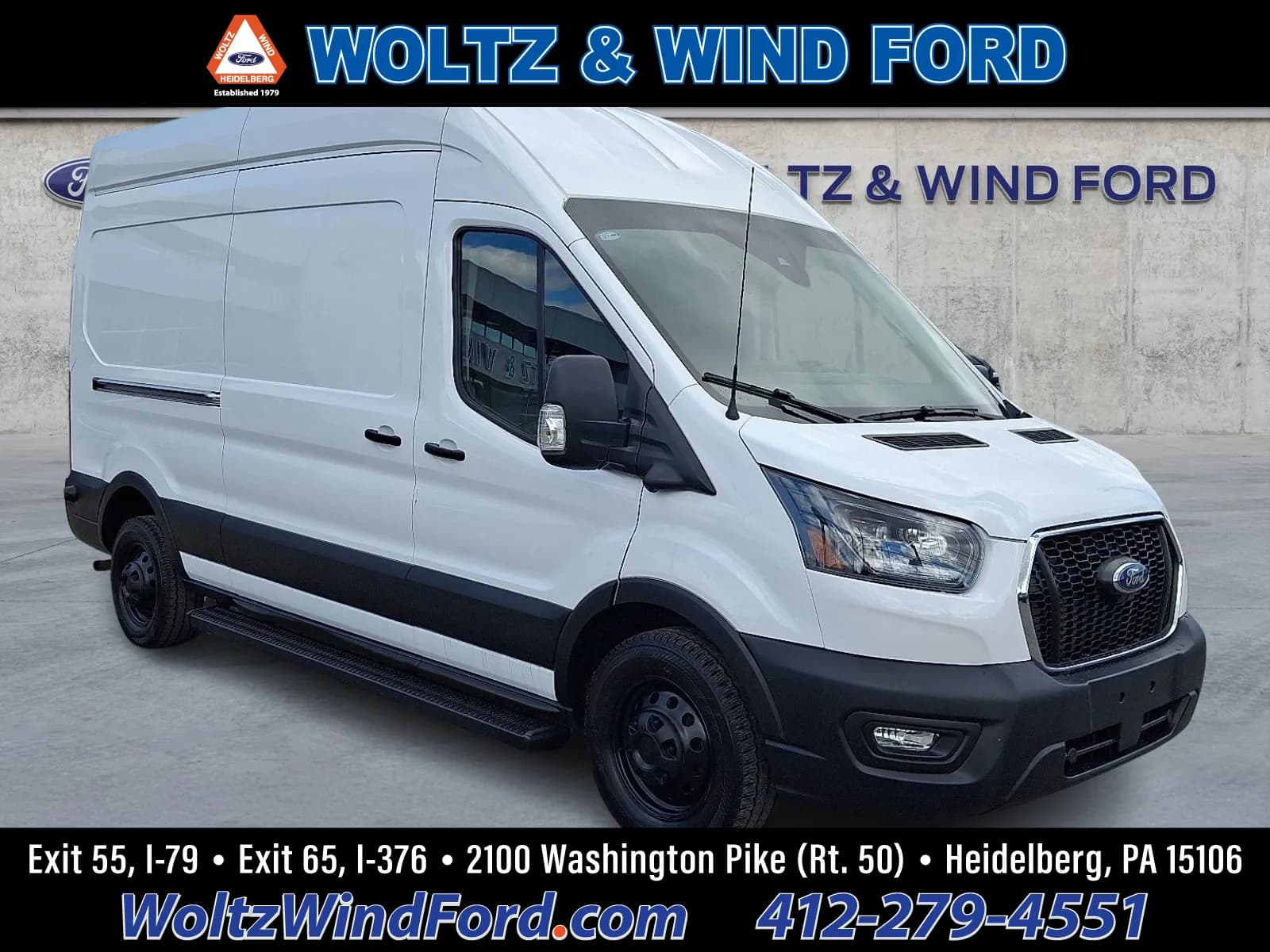 2024 Ford Transit Cargo Van 250 T-250 148" Hi Rf 9070 - Vans