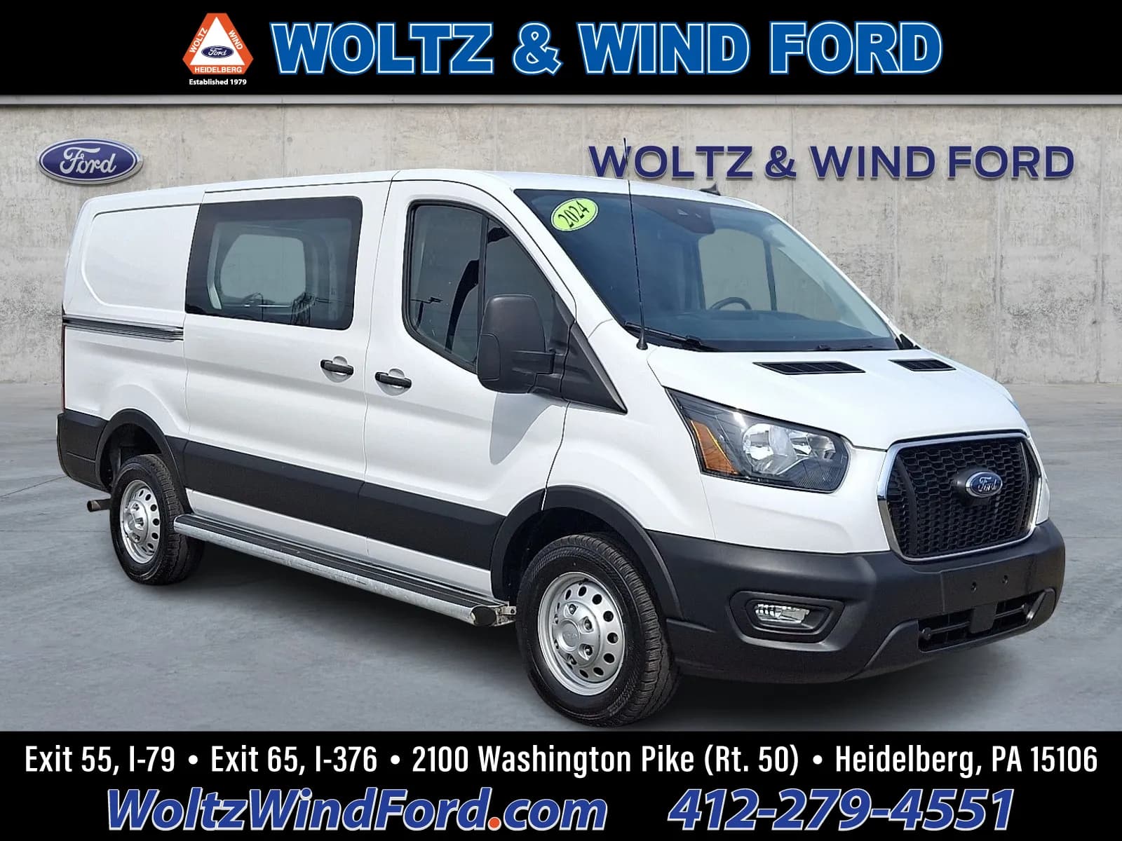 2024 Ford Transit Cargo Van 250 T-250 130" Low Rf 9070 - Vans
