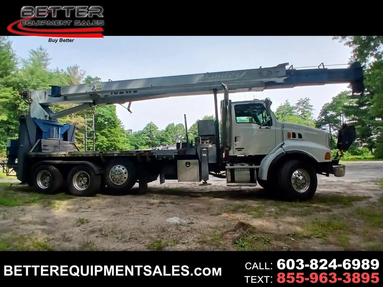 2007 Sterling LT9500 Manitex 102WL 30 ton 159’ Working Height