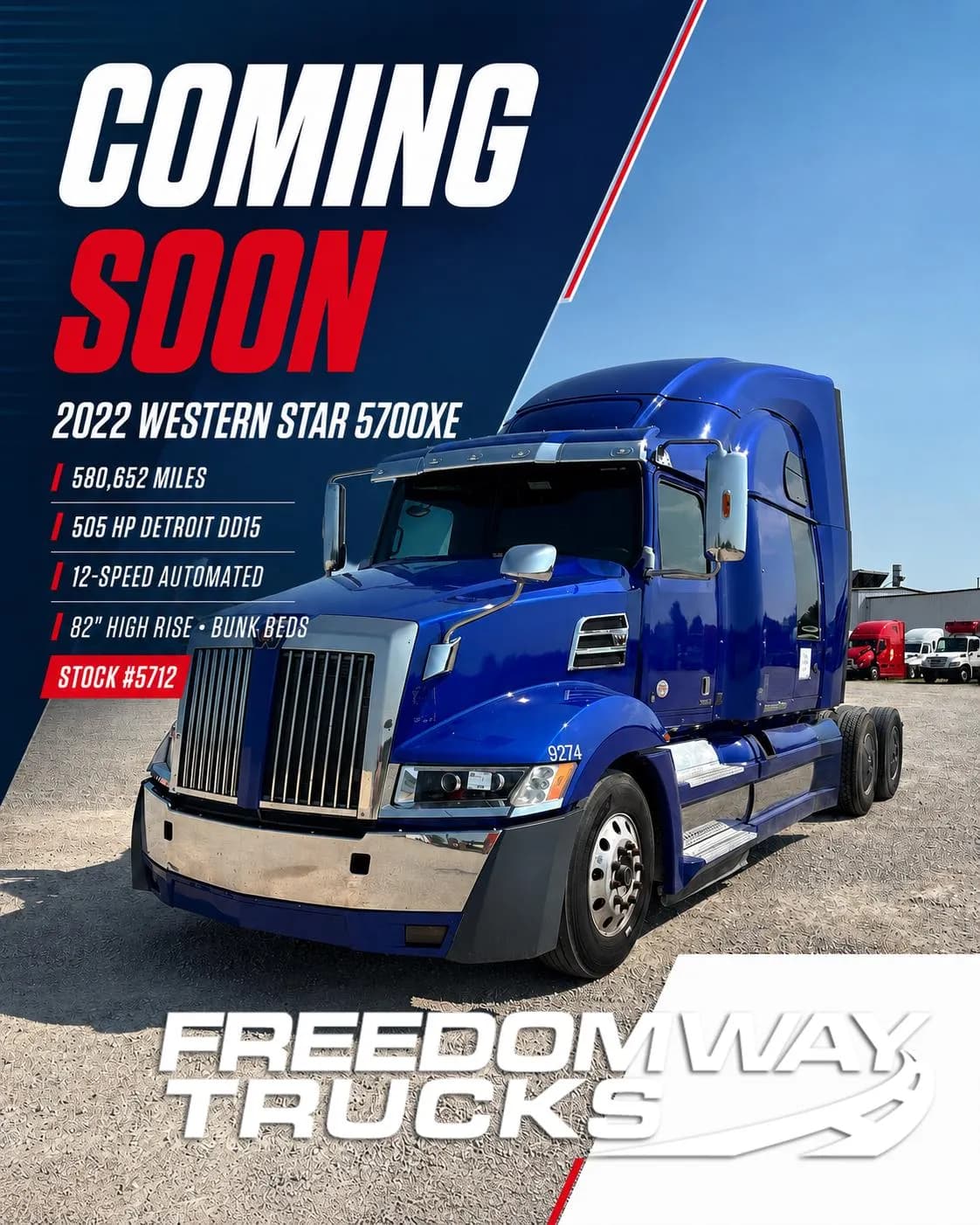 2022 Western Star 5700