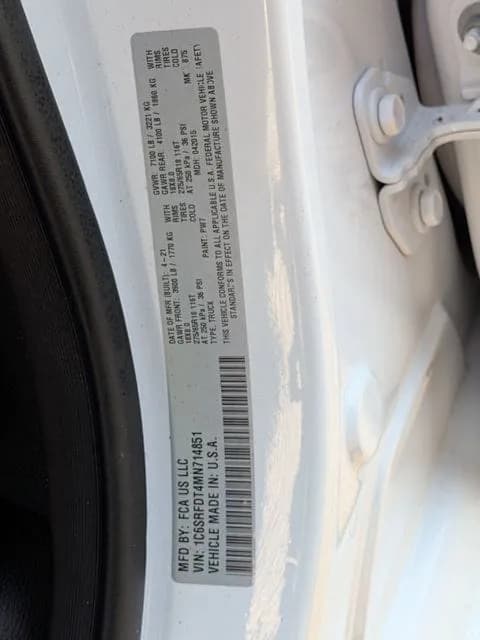 2021 Ram 1500 - Pickup