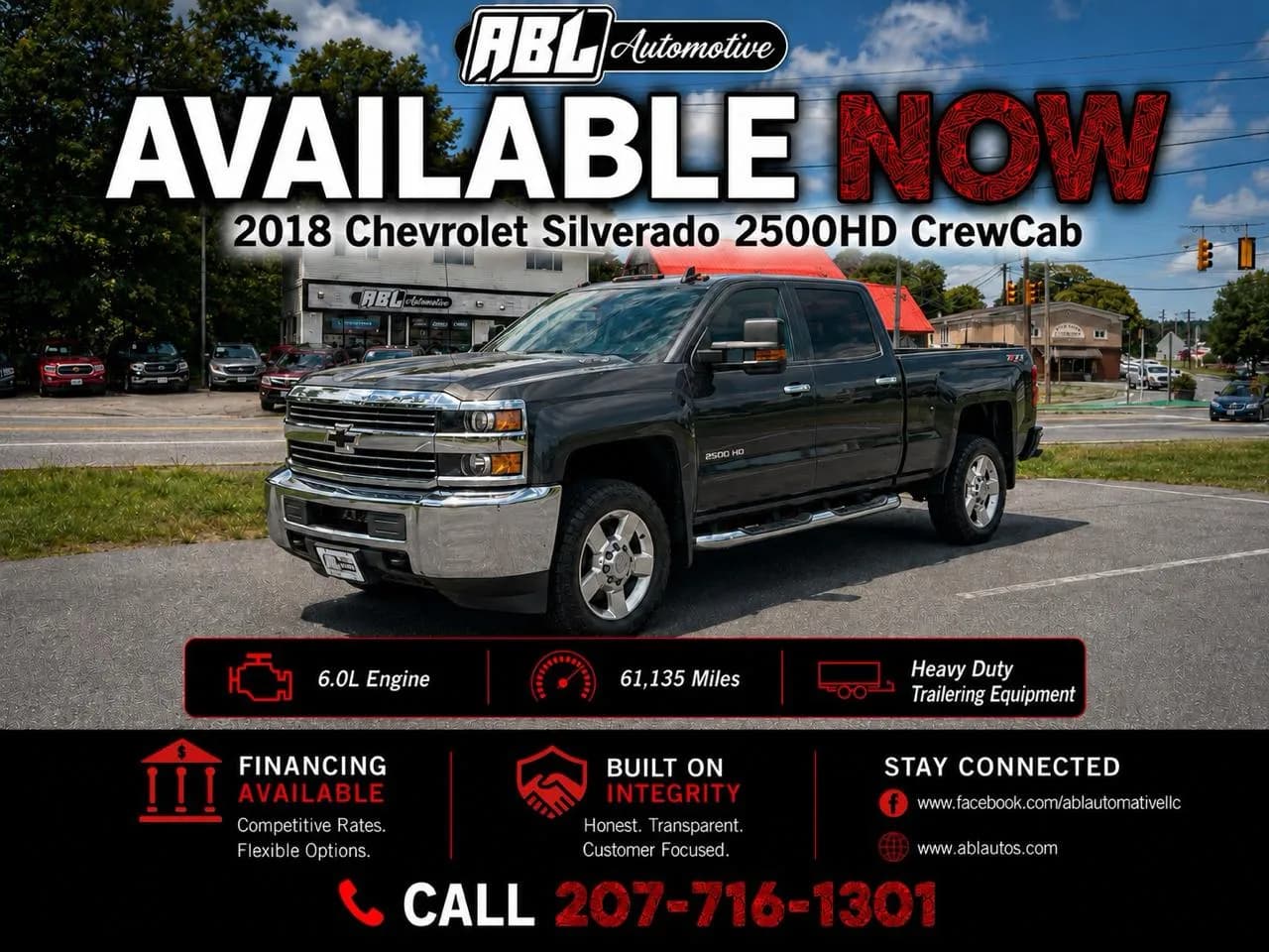 2018 Chevrolet Silverado 2500HD - Pickup