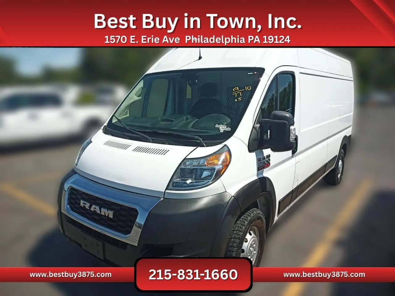 2019 Ram ProMaster - Vans