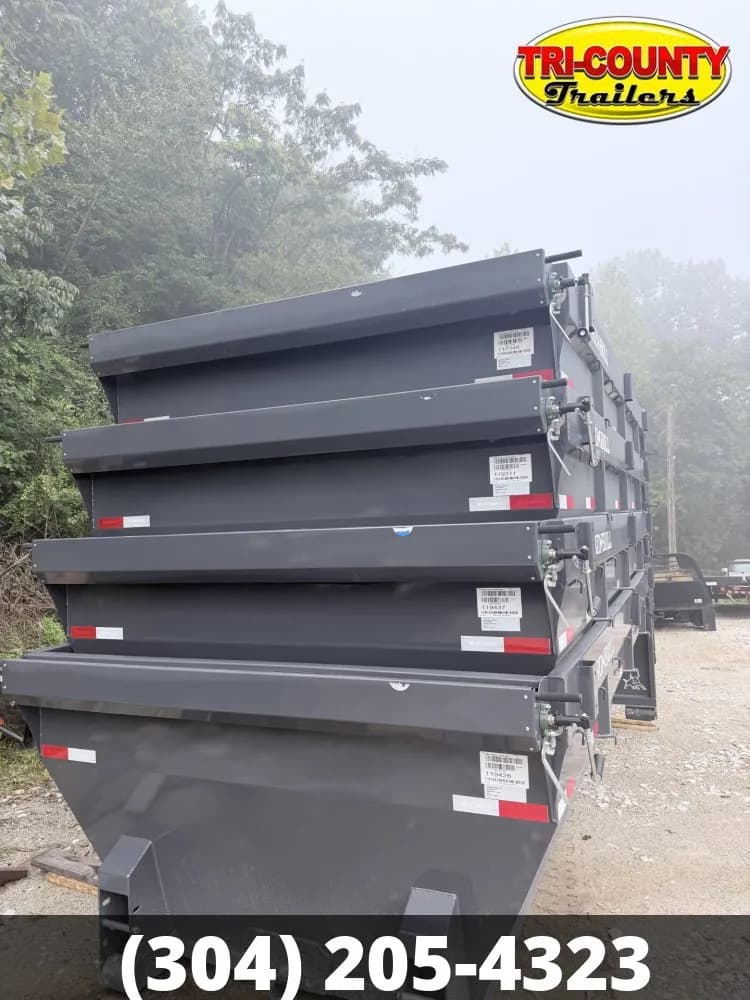 2027 Iron BULL 83'' x 16' Roll Off Stackable Bin - Garbage