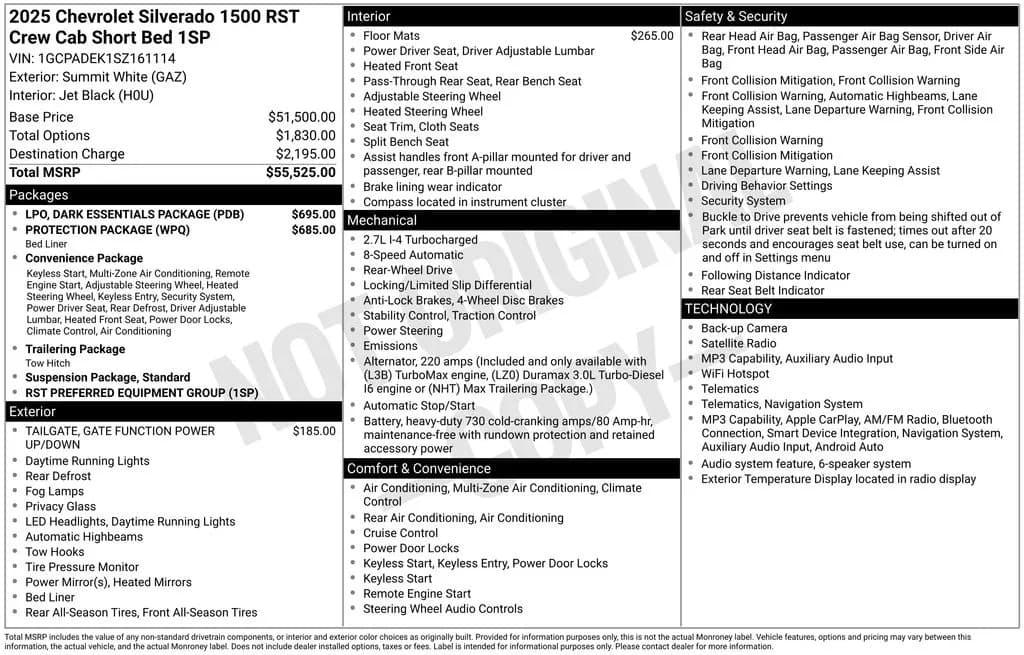 2025 Chevrolet Silverado 1500 - Pickup