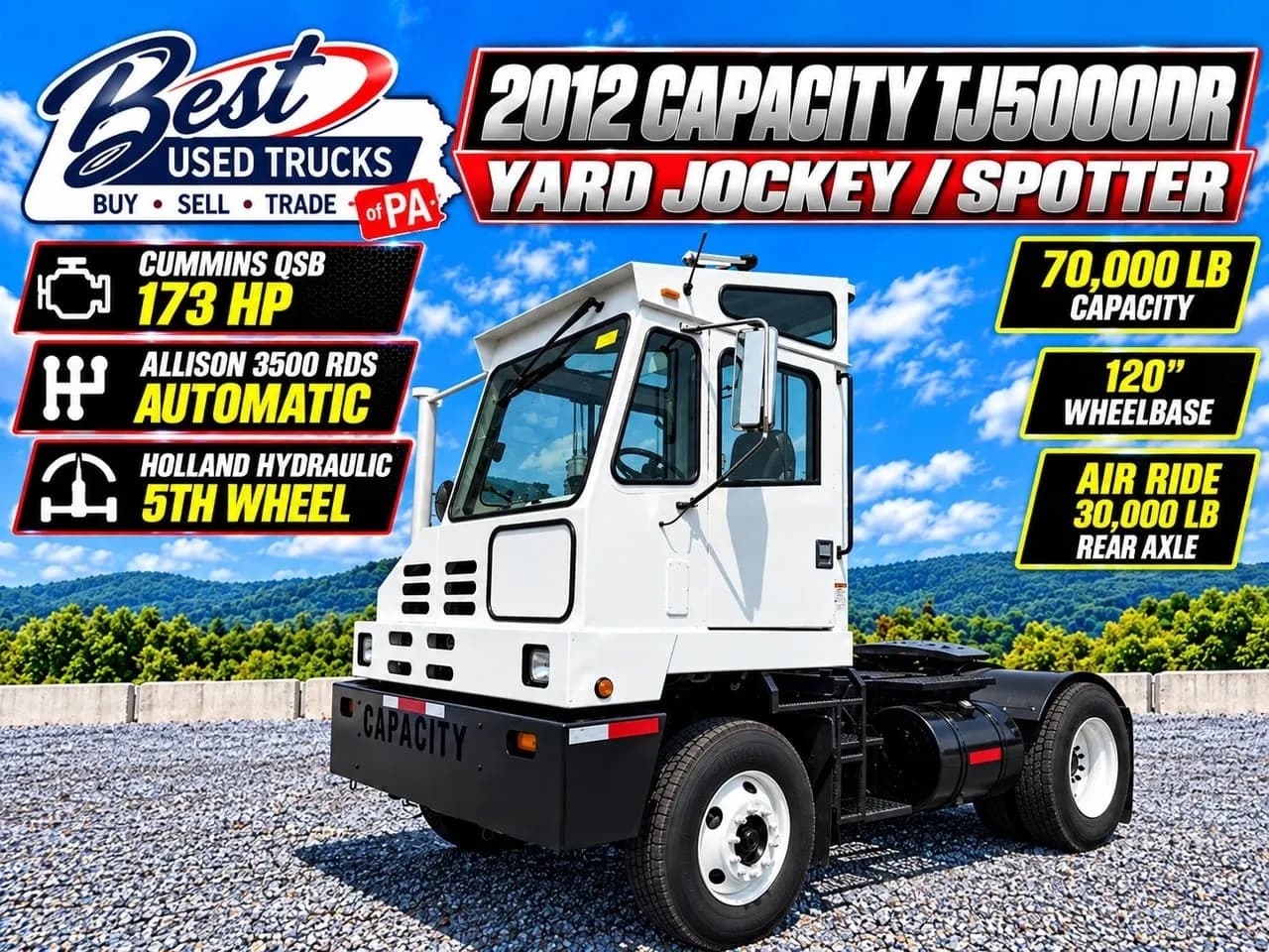 2012 Capacity TJ5000DR - Yard Spotter Trucks