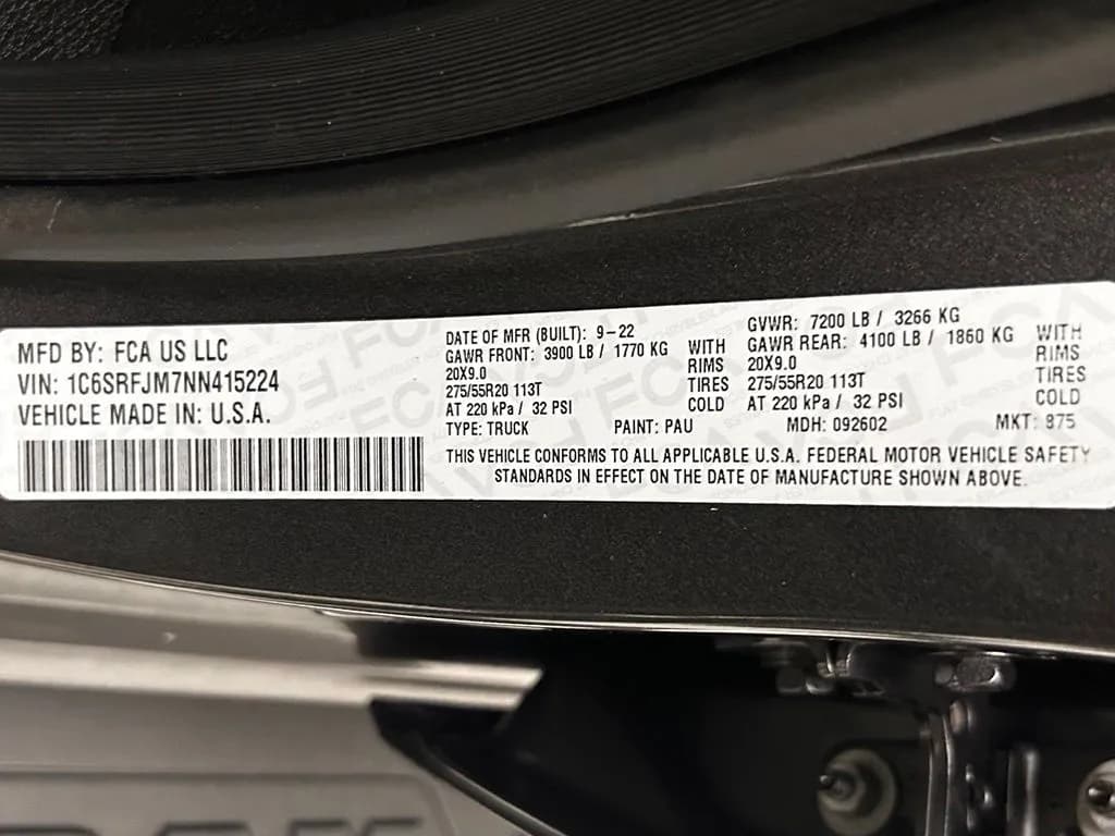 2022 Ram 1500 - Pickup