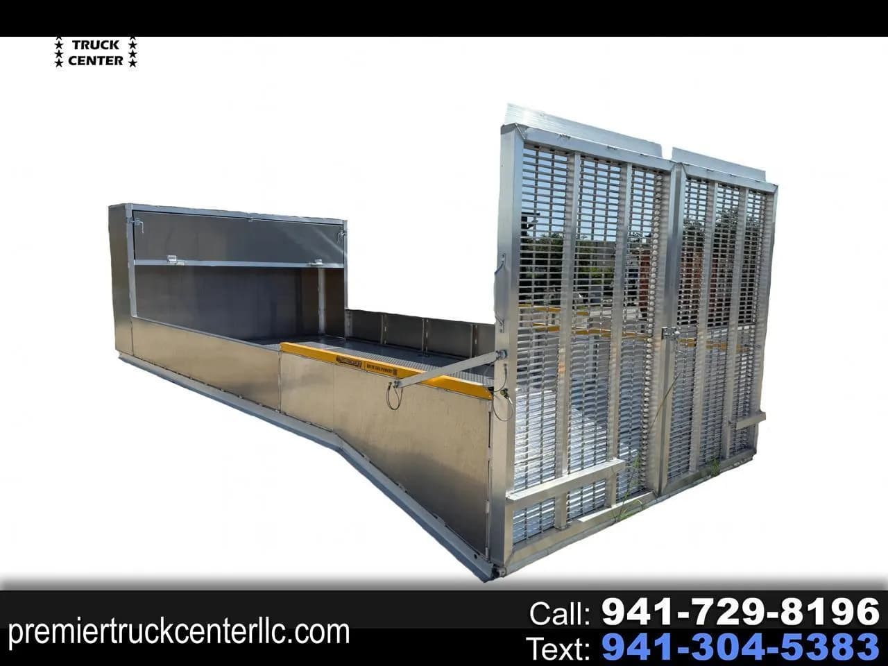 2025 Premier Truck Bodies Aluminum Landscape Dovetail 14' + 4' x 96" - Landscape