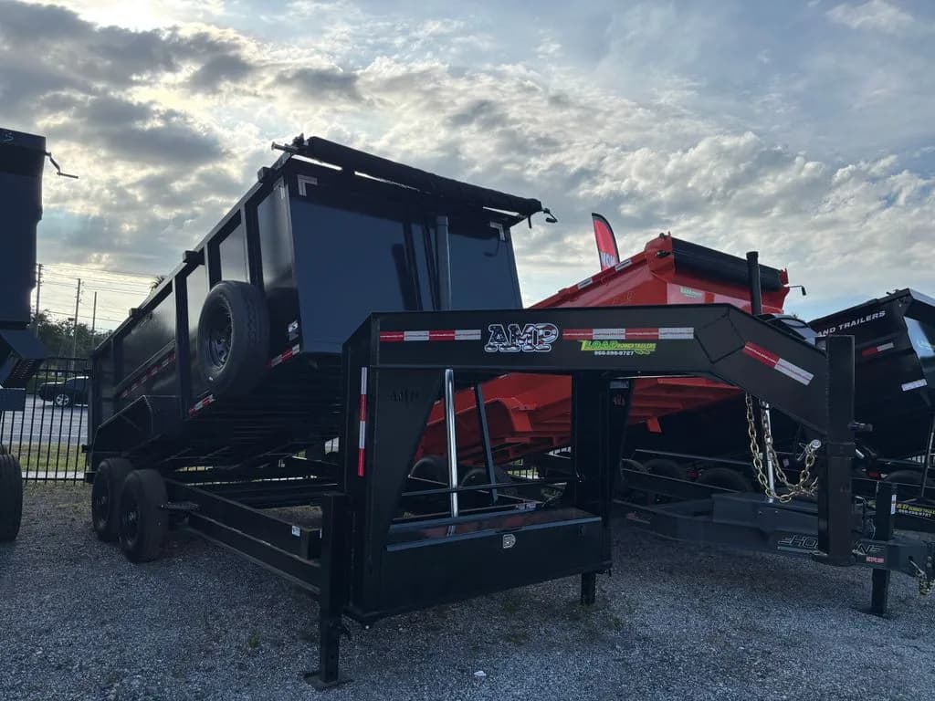 2025 Amp 7 x 16 de lado alto 16k con acoplamiento tipo cuello de cisne