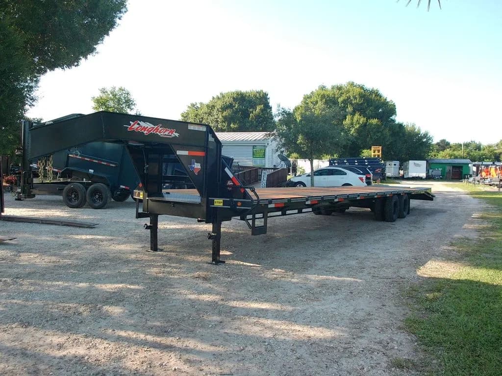 2025 East Texas Longhorn Texas Longhorn 8.5 x 40 Remolque de plataforma plana con cuello de cisne 22.5k - Flatbed
