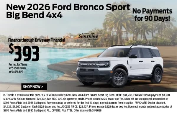 2026 FORD Bronco Sport